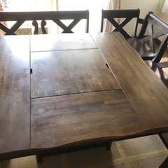 rustic  カリモクダイニングテーブルの画像