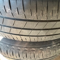 ダイハツ純正夏タイヤ155/65R14 純正鉄チン+ホイールキャップ (ひー断 