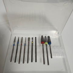 【新品未使用】ビット付き ネイルマシン 電動ネイルドリルの画像