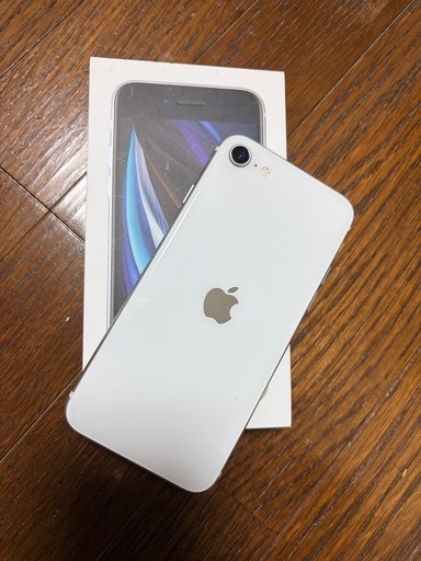⑥【美品】iPhone SE 第2世代 64GB ホワイト / 箱・付属品完備 / SIMフリー