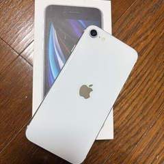 ⑥【美品】iPhone SE 第2世代 64GB ホワイト / 箱・付属品完備 / SIMフリーの画像