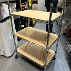 【メタルラック】【棚板付き】クリーニング済み【管理番号0402】知の画像