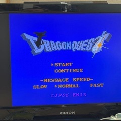 【すぐ遊べる】ファミコン互換機 本体セット ドラクエ付き コントローラー2個の画像