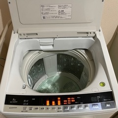 （話し中）日立洗濯機　8kgの画像
