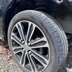 ダイハツ　キャスト　純正ホイールタイヤ　セット４本　15インチ　165/55R15 タイヤ製年2021年の画像