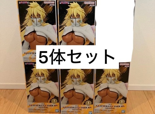 BLEACH GLITTER&GLAMOURS-TIER HARRIBEL- ティア・ハリベル 5体セット 新品未開封　バラ売り可能