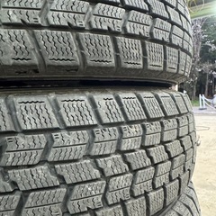 軽自動車に。155/65R14 社外アルミ　スタッドレスの画像