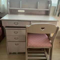 学習デスク　学習机　椅子の画像