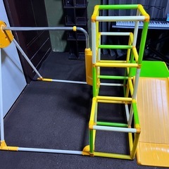 ジャングルジム＆すべり台 &ブランコ&鉄棒の画像