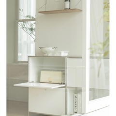 モダンセンチュリーモジュール2段収納棚(1200)の画像