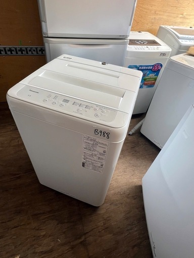 NO B988?福岡市内配送設置無料✨?全自動洗濯機 Fシリーズ ニュアンスグレー NA-F50B15-H [洗濯5.0kg /乾燥機