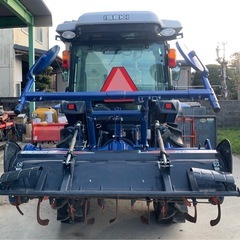 ISEKI トラクター NTA253 25馬力 4WD キャビン 自動水平 HST ノークラッチ パワステ エアコン 607時間 即戦力 ロータリー付き の画像