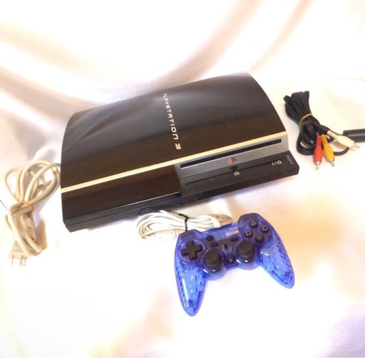 初期型★PS3本体 CECHH00 FW4.81 HDD80GB♪コントローラ付