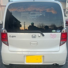 ホンダ　ライフ　ホワイトの画像