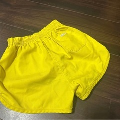 保育園体操服　黄色　半ズボン　130㎝の画像