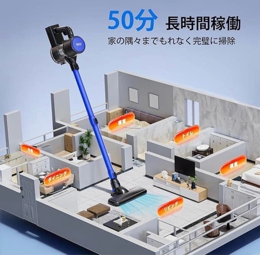 掃除機コードレス【2026革新版！衝撃の45000pa超強力吸引&革命的な軽さ】