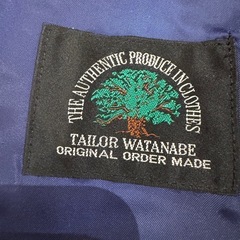 ④テーラー渡辺 高級生地使用 オーダージャケットの画像