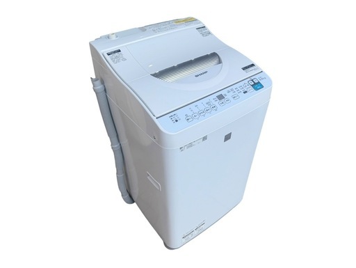 【決まりました】【⭐️全額返金保証⭐️】 ○SHARP 電気洗濯乾燥機 ES-T5E7-KW 2020年製