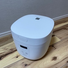 【美品】無印良品 炊飯器 白 シンプルの画像