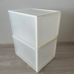 【2個セット】無印良品　収納ケース　　大の画像