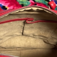 【未使用】94,600円イタリア製 muta 本革カーフ 赤 2wayショルダー お値引交渉可の画像