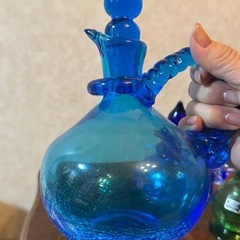 琉球ガラスピッチャー3点セットの画像