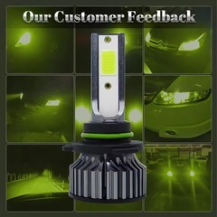 LED H11 黄緑の画像