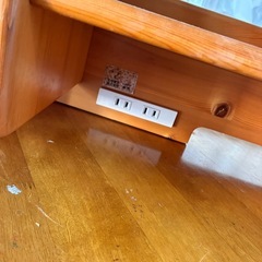 【美品】木製 机上ラック 上置き本棚 カントリー調 早い者勝ちの画像