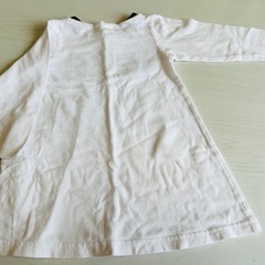 DICKIES ホワイト ロゴ入り ワンピースの画像