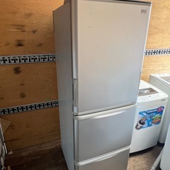 NO B987🌈福岡市内配送設置無料✨🌈シャープ 冷蔵庫 350L 3ドア どっちもドア 両開き 中段冷凍室 シルバー SJ-W351C-Sの画像