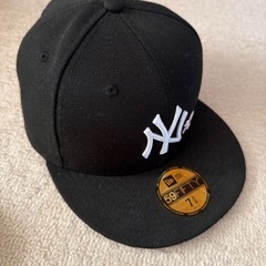 New Era 59FIFTY NYキャップ 黒 7 3/8  限定の画像