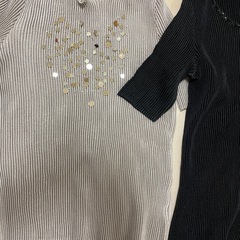 specchio プリーツトップスsetの画像