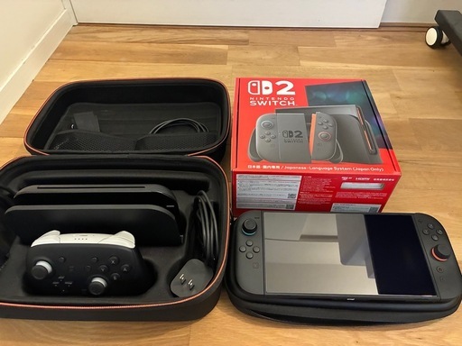 【美品・完品】Switch2本体＋プロコン＋ゼルダソフト＋攻略本2冊セット