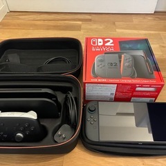 【美品・完品】Switch2本体＋プロコン＋ゼルダソフト＋攻略本2冊セットの画像