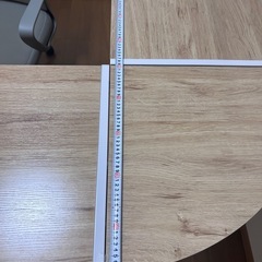 Ｌ型ワークデスク、チェアセットの画像