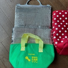 保冷バック大中小３点セットの画像