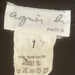 agnes b. アニエスベー ロゴTシャツ 半袖 ブラック レディースの画像