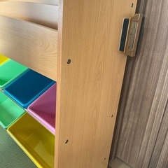 おもちゃ 絵本棚 収納 の画像