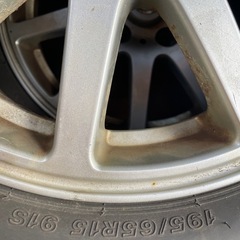 195/65R15 夏タイヤ　アルミホイール付きの画像