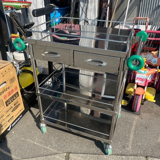 ☆激安品☆ステンレスワゴン