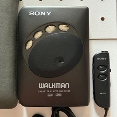 昭和レトロSONYウォークマンWM-EX909通電のみ確認済みジャンク品扱いの画像