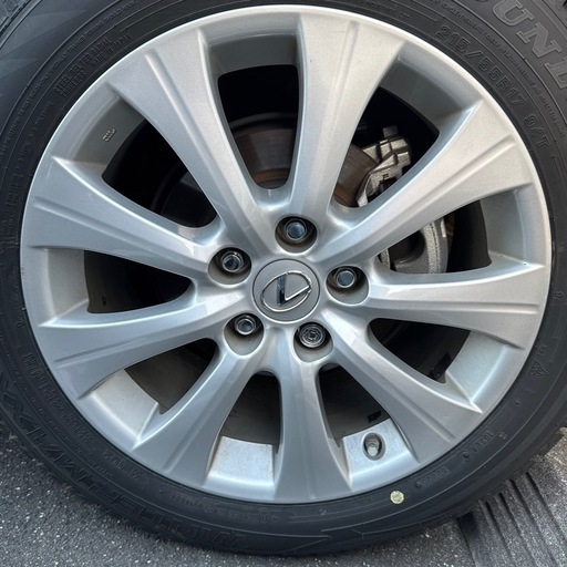 レクサス 純正 アルミホイール タイヤ付き 215/55R17 94T4本 
