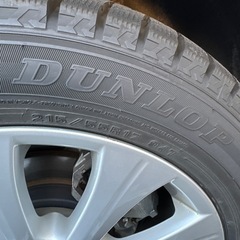 レクサス 純正 アルミホイール タイヤ付き 215/55R17 94T4本スタッドレスの画像