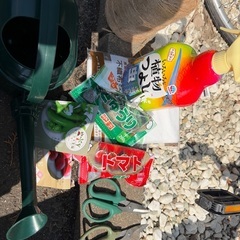 畑グッズ+ステンレス家庭鍬の画像