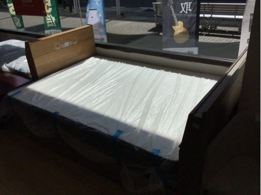 【トレファク神戸新長田店 買取/販売】取りに来られる方限定！セミダブルベッドのご紹介です 家具最大展示中！】無印良品のセミダブルベットのご紹介！！｜2024年03