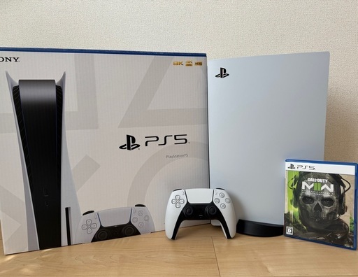 【ほぼ未使用】プレステ5 本体+ソフト