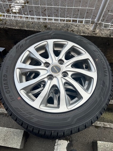 【軽自動車用バリ溝】155/65R14  ヨコハマスタッドレスタイヤ