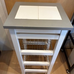 耐熱タイル付きキッチンラックの画像