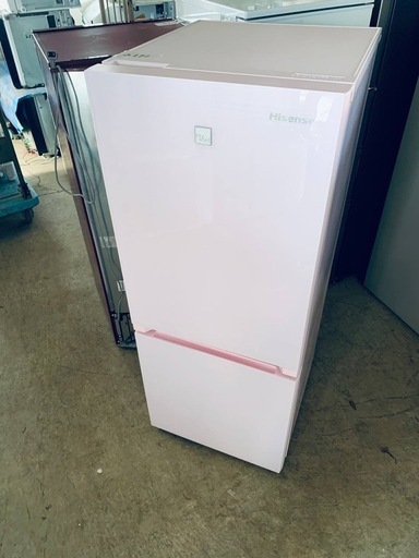 ♢Hisense 2ドア冷凍冷蔵庫【2018年製】HR-G1501KP (みんなの家電販売 