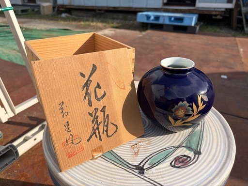 香蘭社 花瓶 有田焼 共箱付き 和モダン インテリア